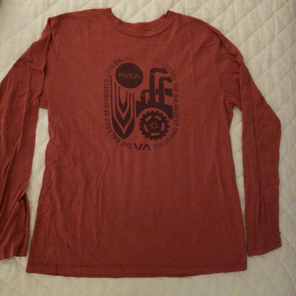Men's RVCA long sleeve shirt